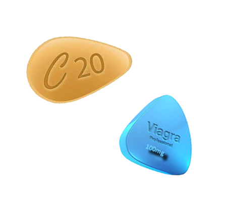 ED Trial Pack: Cialis Prof 20 + Viagra Prof 100 (20 pills)