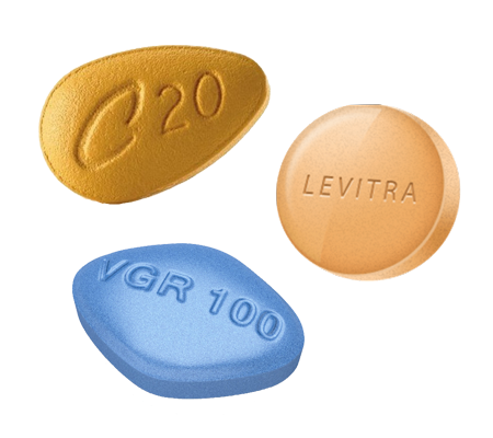 ED Trial Pack: Viagra 100 + Cialis 20 + Levitra 20 (30 pills)