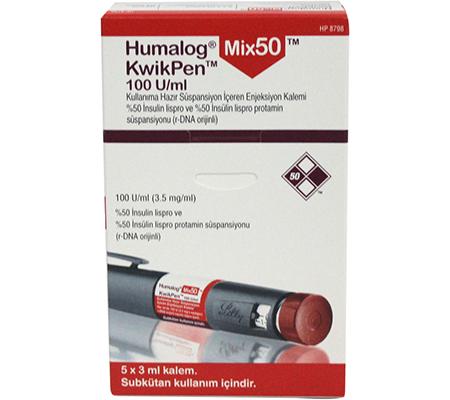 Humalog Mix 50 100 IU Kwikpen